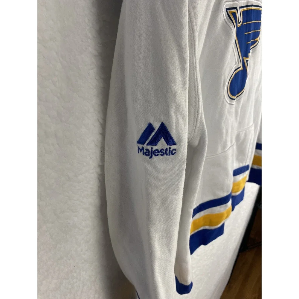 Majestic St. Louis Blues Youth Hoodie‎ Size Large
